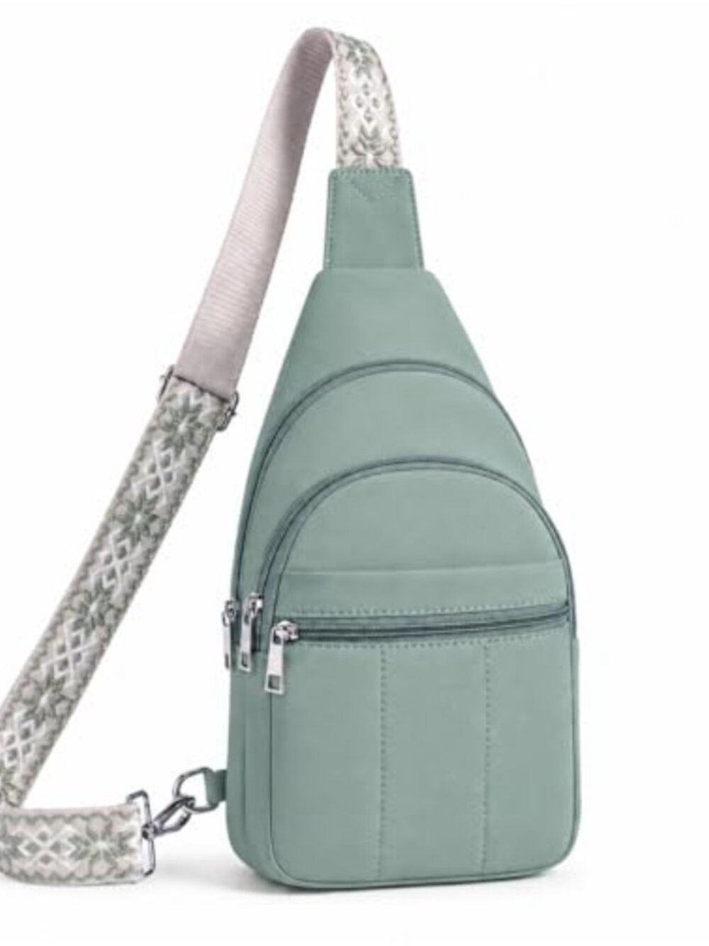 Small Puffer Sling Bag Crossbody RFID Anti Theft Travel Fanny Pack